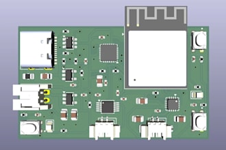 design esp32, stm32, arduino pcb, schematic, gerber and bom