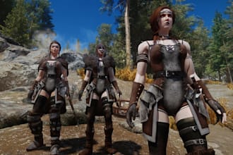 mod skyrim character assets armor npcs weapons quest mods follower and gear