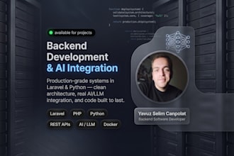 build your laravel or python backend with ai integration