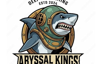 design outstanding shark logo