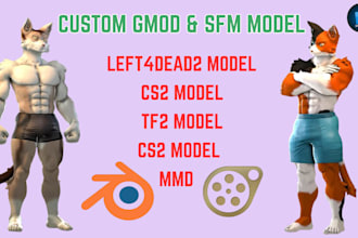 port rig or create custom gmod playermodel sfm model l4d2 tf2 mmd halo character
