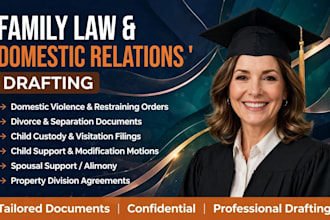 prepare your family law motions documents