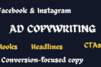 write high converting facebook and instagram ad copy