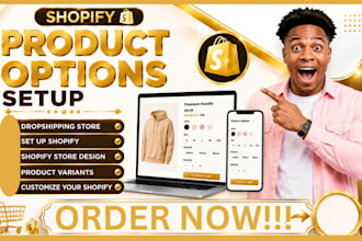 shopify store design, shopify dropshipping store and dropshipping website