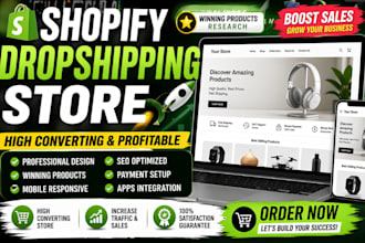 redesign dropshipping ecommerce store
