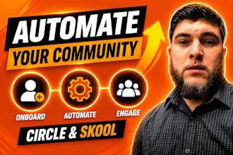 setup circle workflows, skool member onboarding, circle so, skool membership