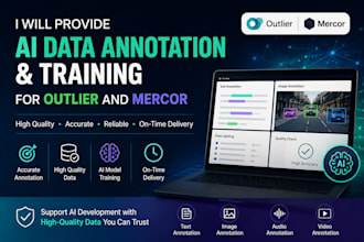 provide ai data annotation and training outlier and mercor