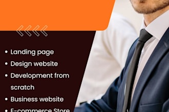 design wix landing page or wix website redesign