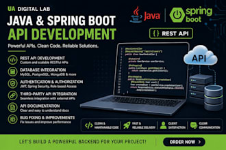develop java applications, spring boot apis, and backend solutions