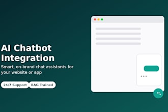 integrate ai chatbot into your website or app