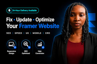 fix, update and optimize your framer website for SEO and speed