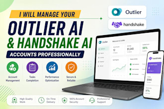 manage your outlier ai and handshake ai accounts professionally