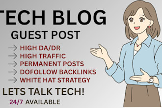 write SEO friendly tech articles, finance blogs, google news approved guest post