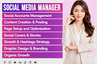 manage your social media, create content, and boost your brand growth