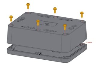 plastic enclosure design, cover design, product casing, snap fit product design