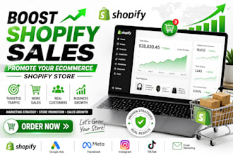 boost shopify sales promote ecommerce shopify store