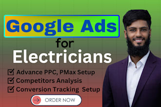 google ads for electricians, PPC lead generation for electrical contractors