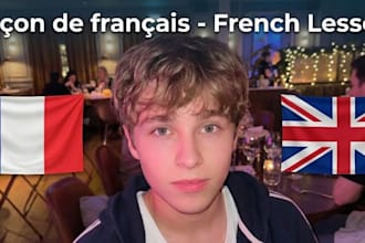 teach you conversational french with a native speaker
