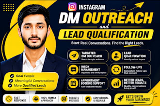 do instagram dm outreach and lead qualification