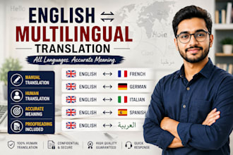 translate english and multilingual content accurately