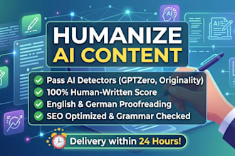 rewrite edit and humanize your ai content to pass ai detectors