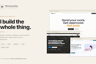build a modern business website with admin dashboard