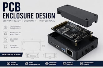 design pcb enclosures and product casings for 3d printing
