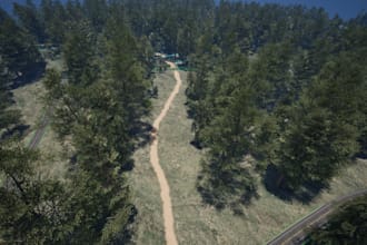 design 3d disc golf course, golf environment, course layout, golf resort design