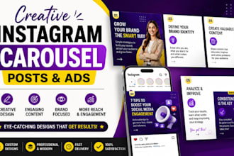 design carousel for instagram,creative instagram carousel post and ads,carousels