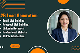 b2b lead generation and contact list building