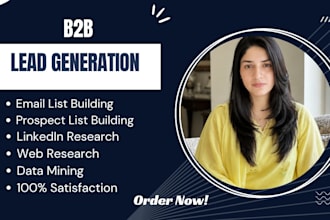 b2b lead generation and contact list building