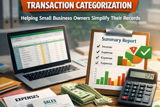 do basic bookkeeping and transaction categorization