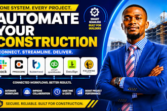 slack procore buildertrend quickbooks docusign fieldwire construction automation