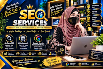 do professional on page SEO, website audit and google indexing