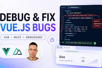 fix vuejs and nuxtjs bugs errors and frontend issues