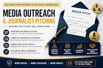 write personalized media pitches for journalists and publications
