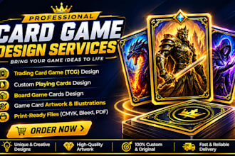 design trading card games collectible tcg cards playing card deckscard art