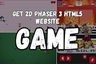 develop a custom javascript HTML5 browser game with phaser 3