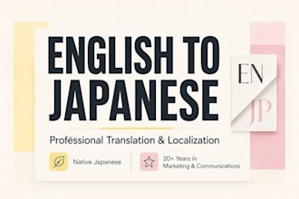 professionally translate english to japanese with global brand expertise