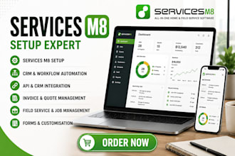 do custom servicem8 forms template and api integration