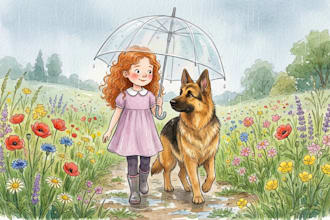 kindergeschichte, kinderbuchillustration, aquarellillustration, geschichtenbuch