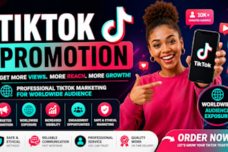 grow your tiktok followers with organic tik tok promotion
