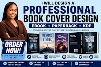 do epic dark fantasy kindle ebook book cover design amazon KDP paperback cover