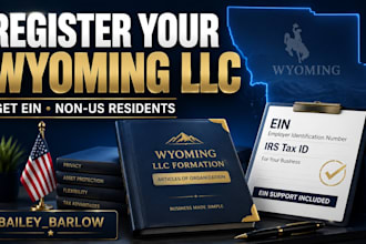 register wyoming llc and get ein for non US residents