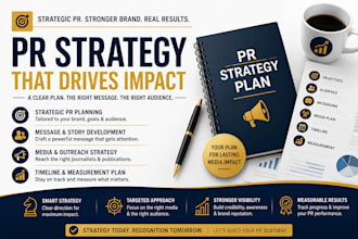 create a strategic PR plan for your brand startup or business