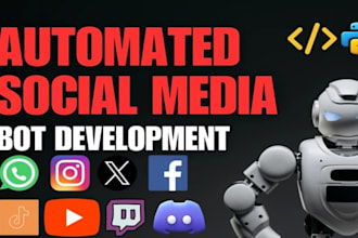 build an automated social media marketing bot, advance live streaming bot