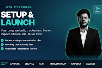 set up and launch your affiliate marketing program