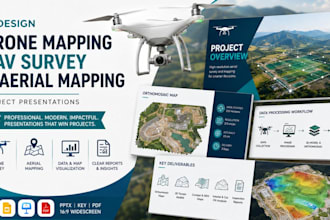 redesign drone mapping, uav survey and aerial mapping project presentations