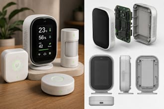 design smart sensors, smart home devices, environmental monitors