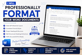 professionally format your word documents